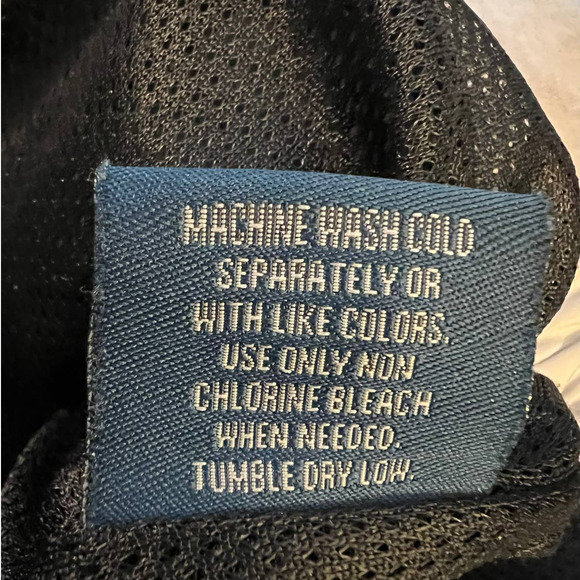 PGA Tour Men's Golf Jacket Size L in Black w/Gray Trim Convertible Sleeve - Picture 8 of 8